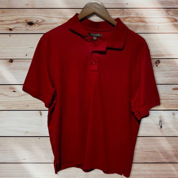 Nordstrom Men's Shop Polo Size Large Red - Picture 1 of 5